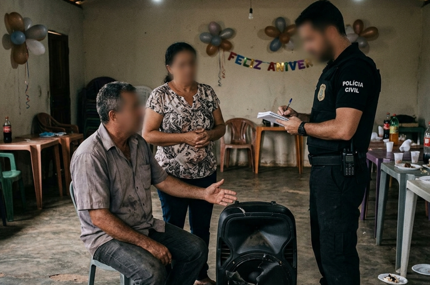 Casal denuncia agressão durante festa de aniversário em Penedo