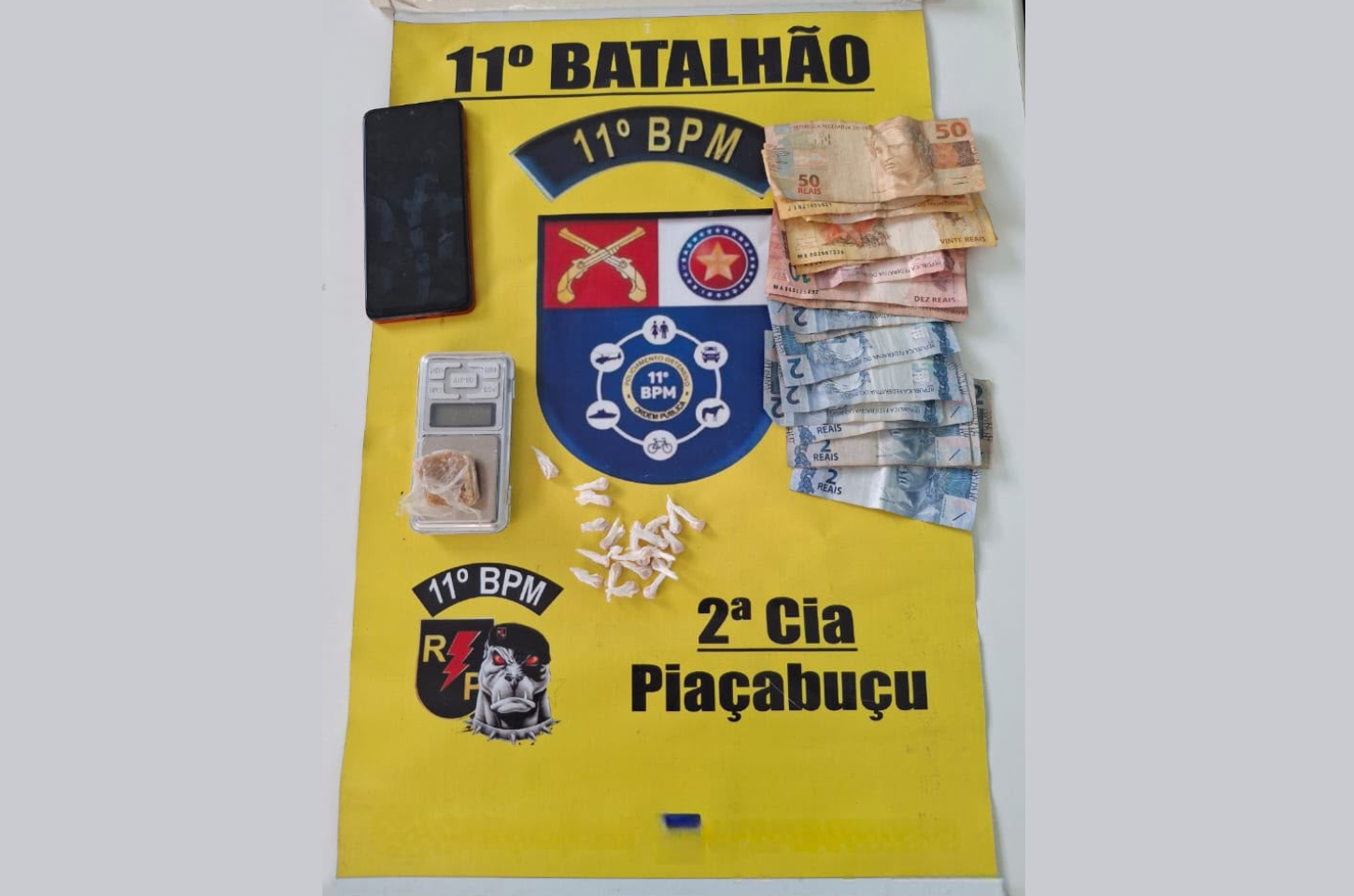 Suspeito é preso por tráfico de drogas durante ação da PM em Piaçabuçu