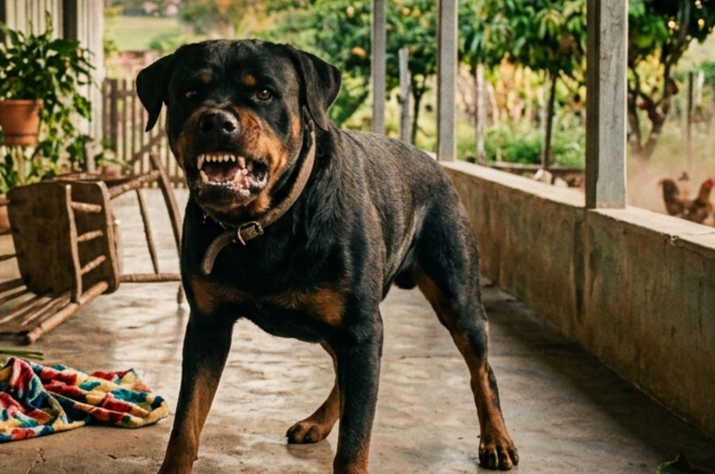 Criança é atacada por Rottweiler na casa da avó em Malhada dos Bois