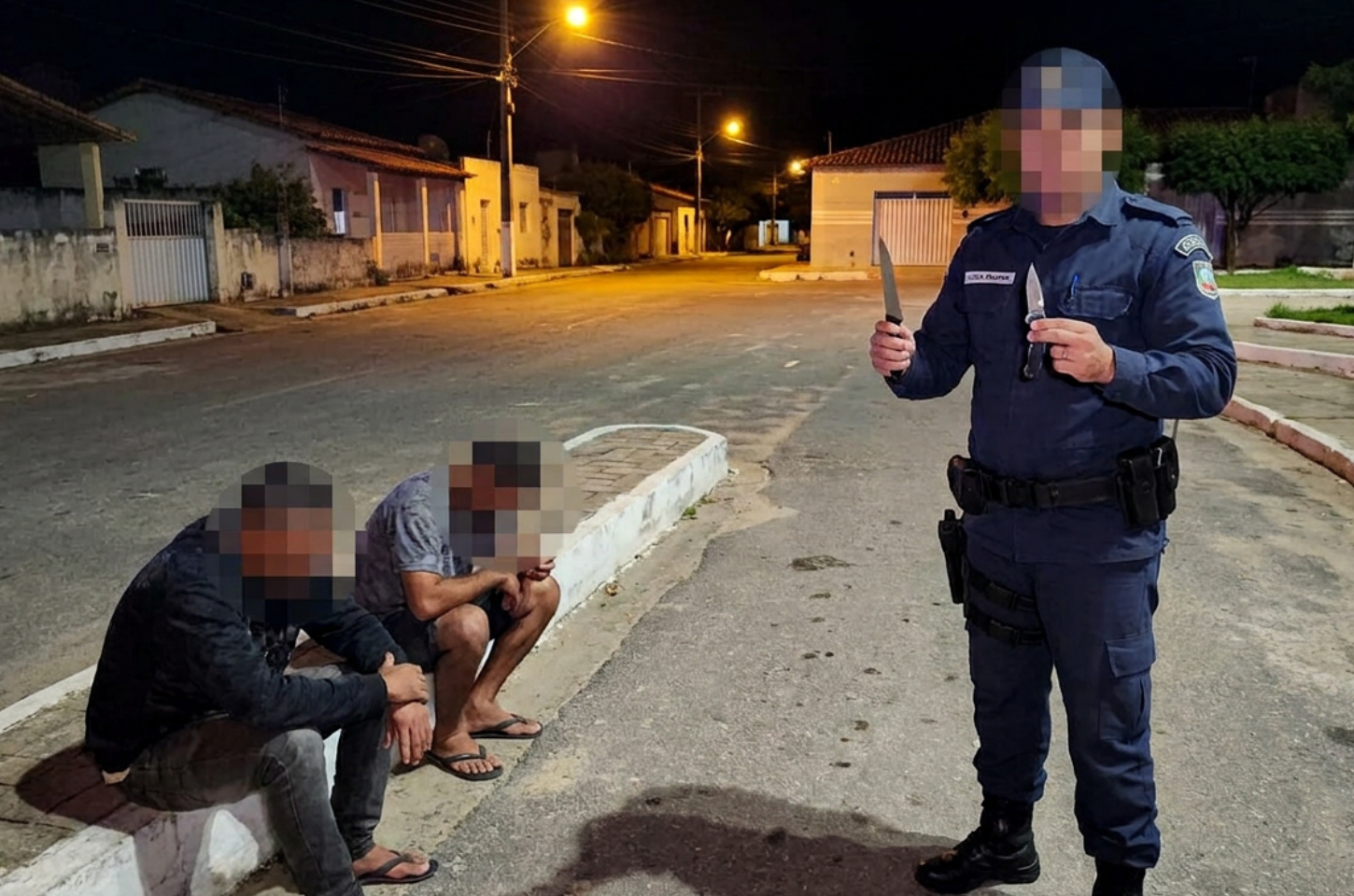 Duas armas brancas são apreendidas durante abordagem em Piaçabuçu