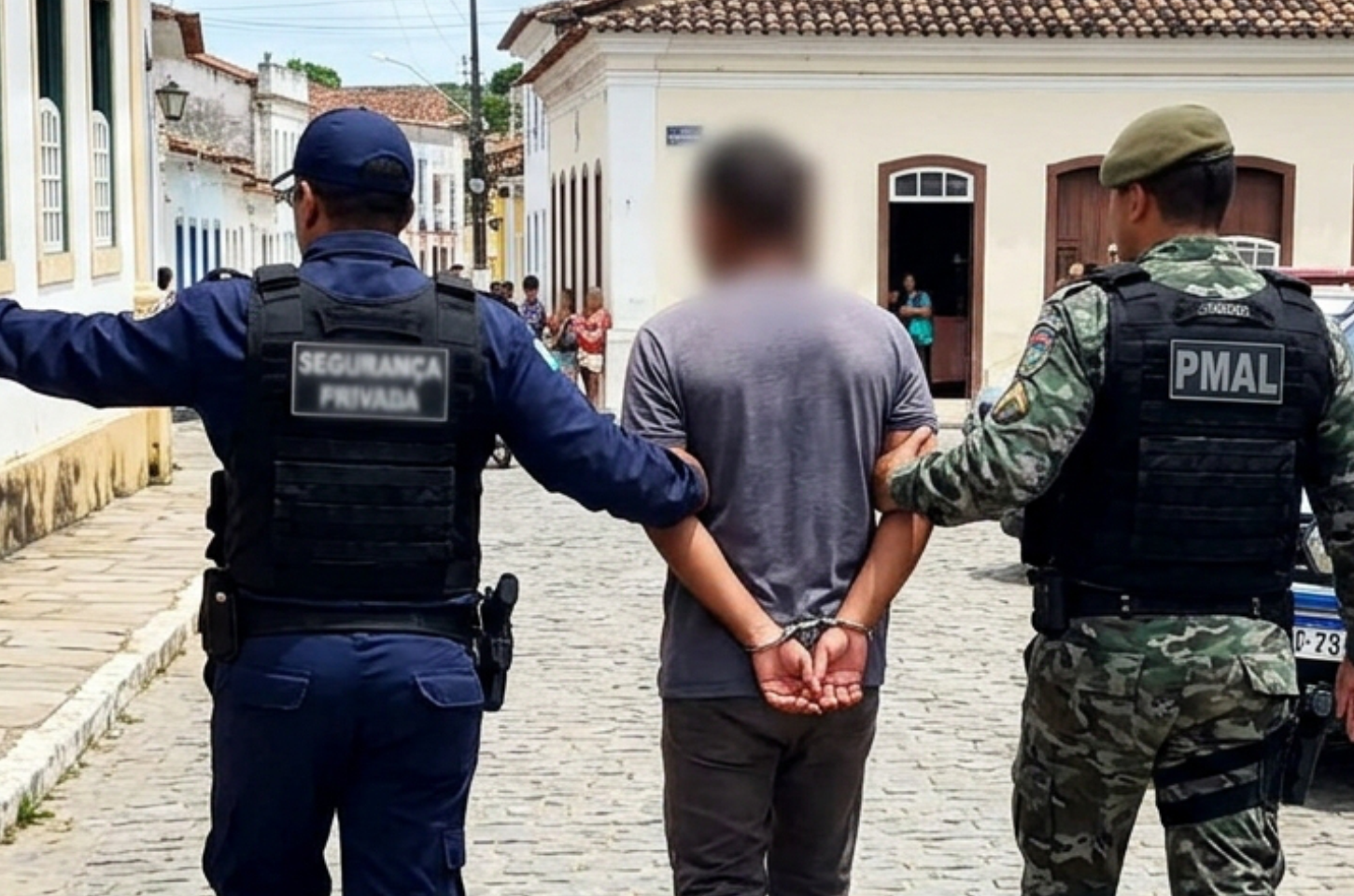 Homem é conduzido após mulher relatar agressão em via pública em Penedo