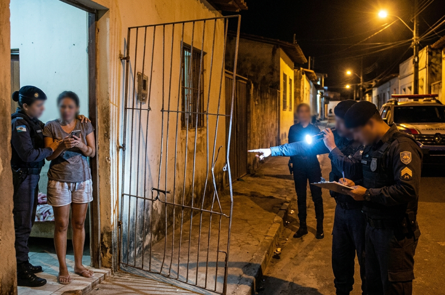 Homem é denunciado por arrombar portão e ameaçar mulher em Penedo