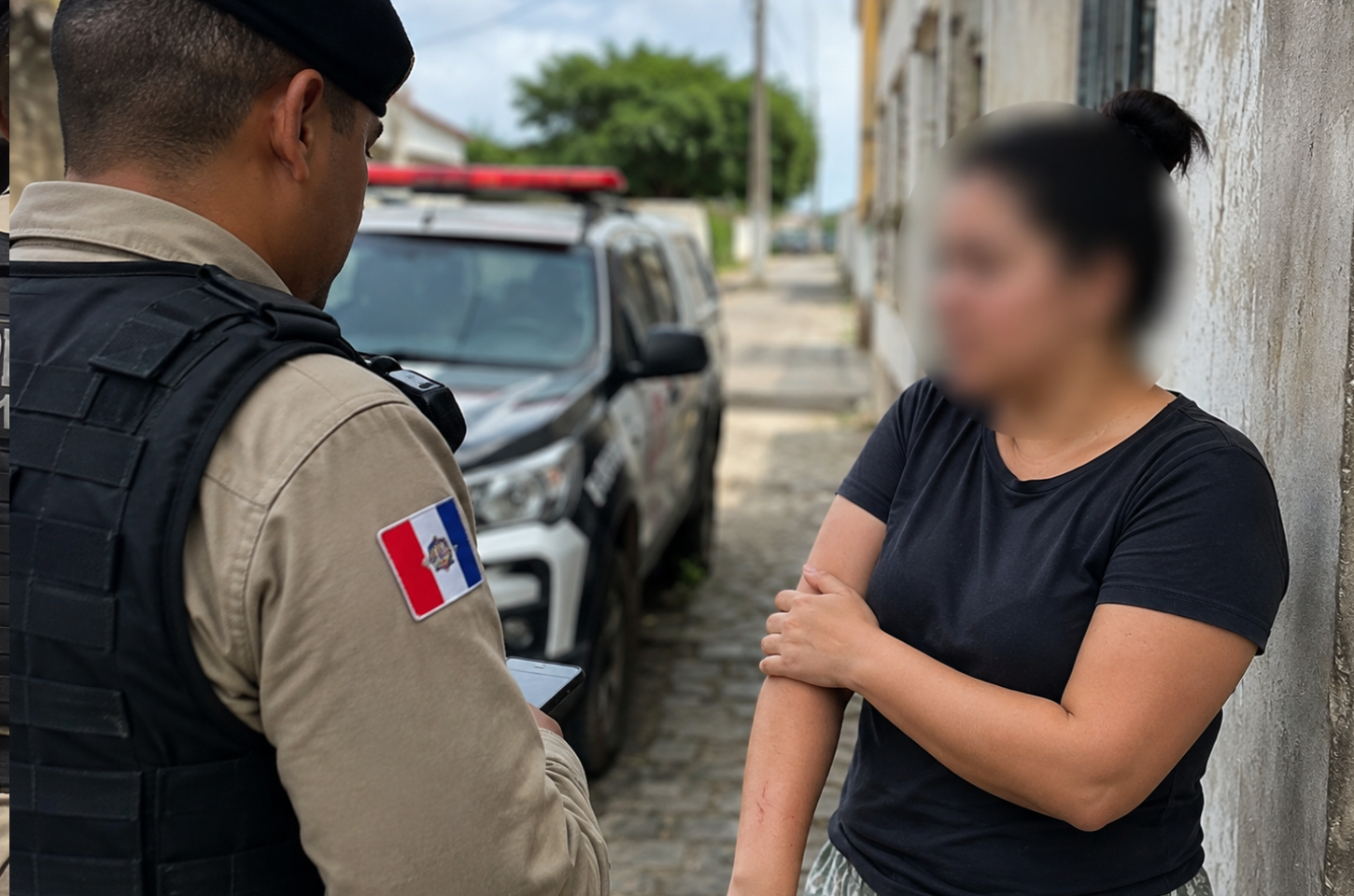 Mulher denuncia agressão e acusa ex-sogro de ataque durante discussão