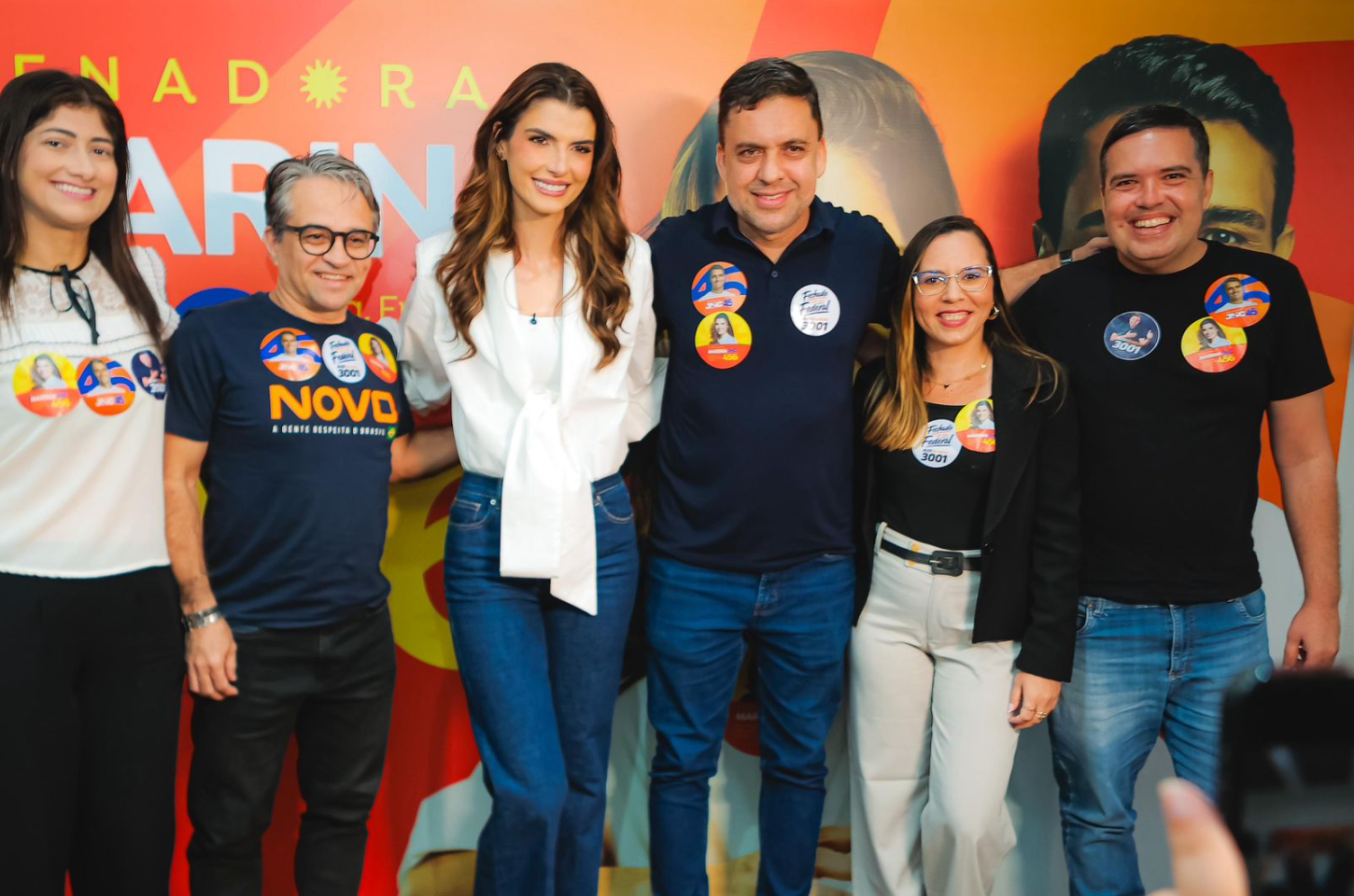 Partido Novo formaliza apoio à candidatura de Marina JHC ao Senado