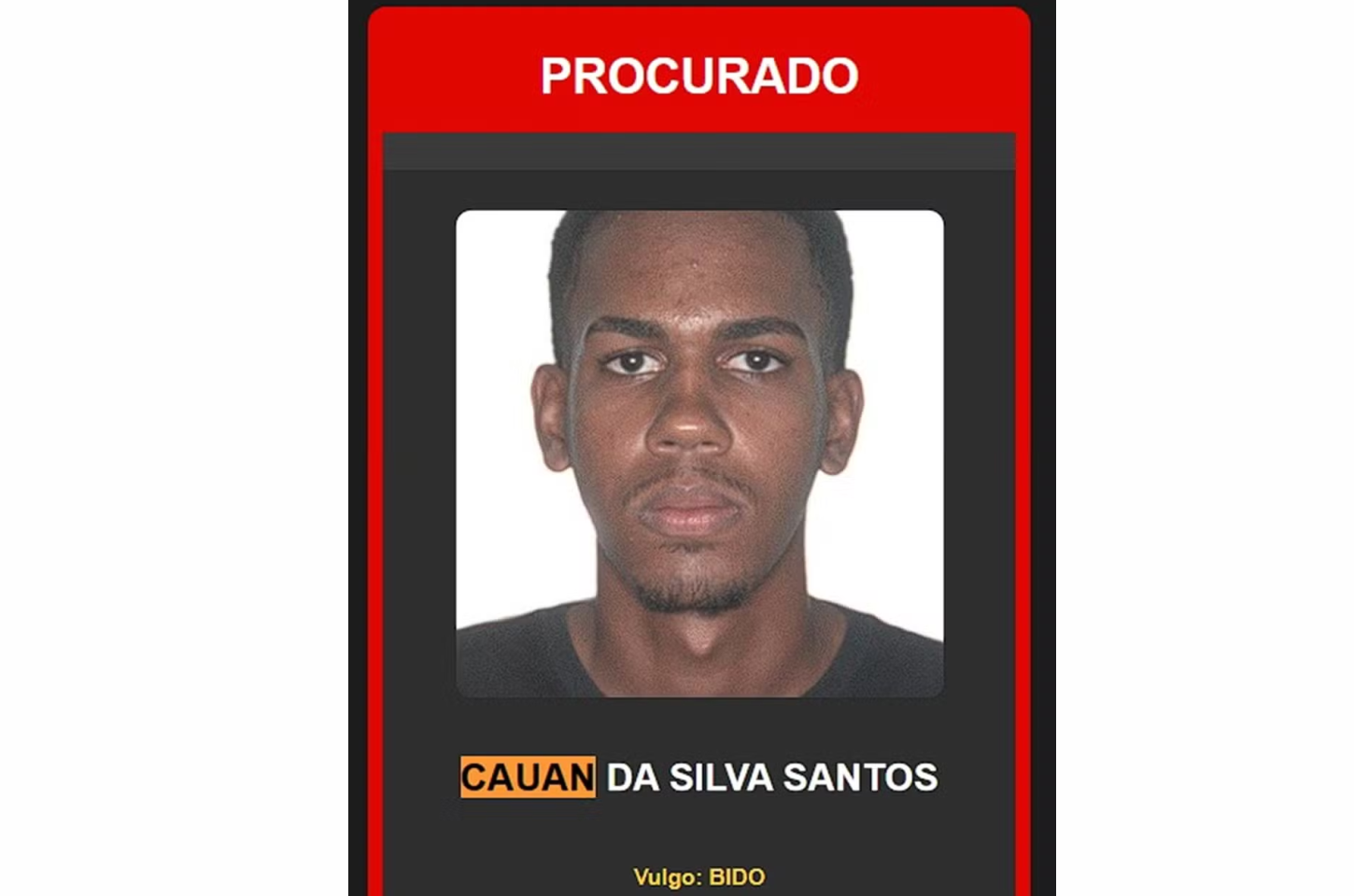 Polícia divulga foto de suspeito de matar ex-jogador do São Paulo em Maceió
