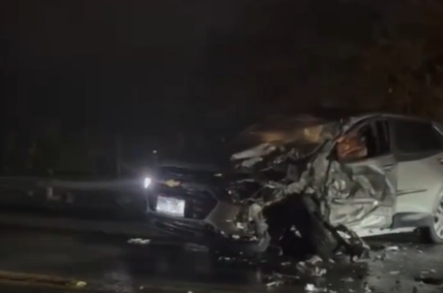 Quatro pessoas ficam presas em carro após colisão entre veículos em Satuba