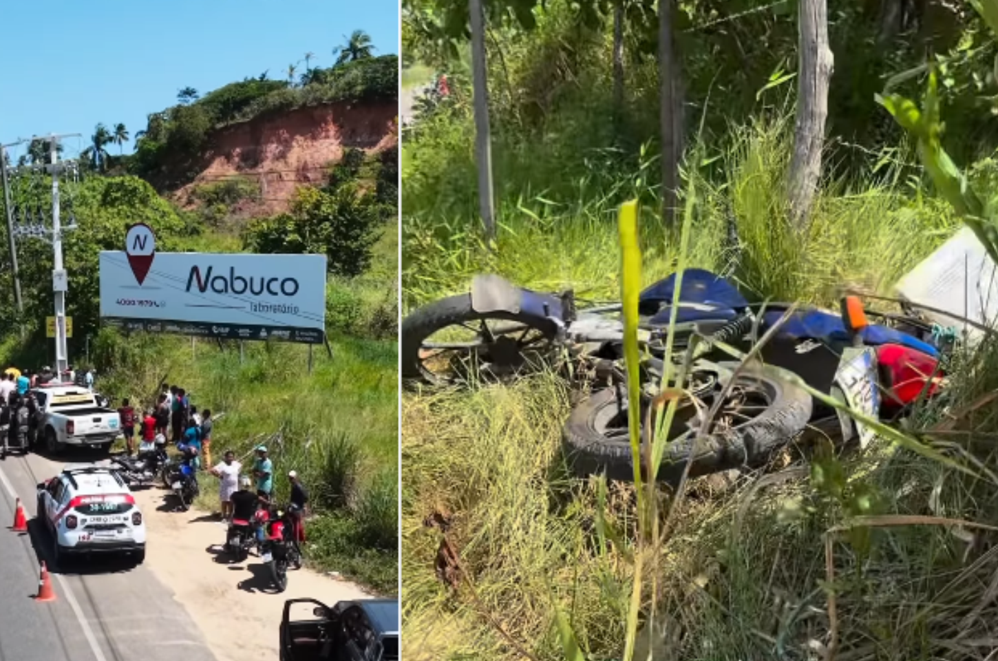 Homem de 60 anos morre após perder controle de moto e colidir contra poste na AL-101 Norte