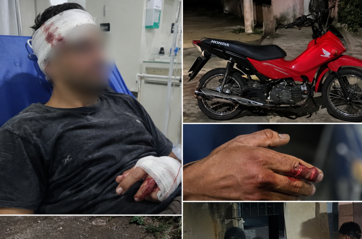 Homem é ferido com golpes de facão após desavença envolvendo motocicleta em Penedo