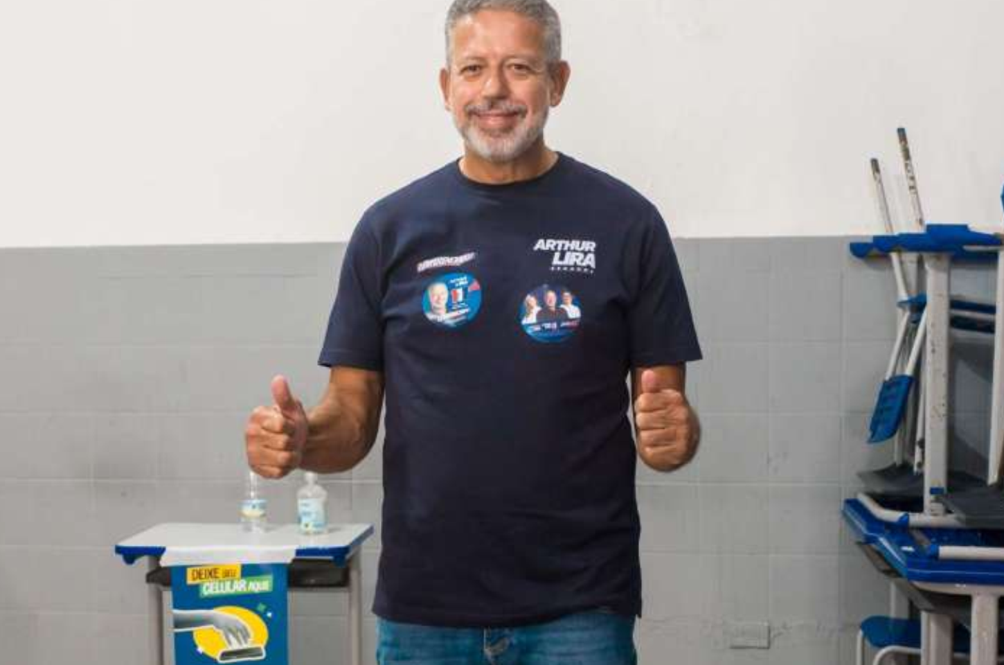 Arthur Lira vota em Pilar e declara confiança em vitória para o Senado