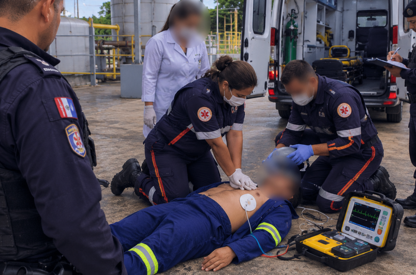 Funcionário morre após passar mal e sofrer parada cardiorrespiratória em Penedo