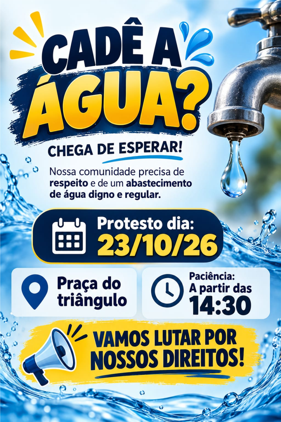 Moradores da Paciência, em Piaçabuçu, organizam protesto contra falta de água