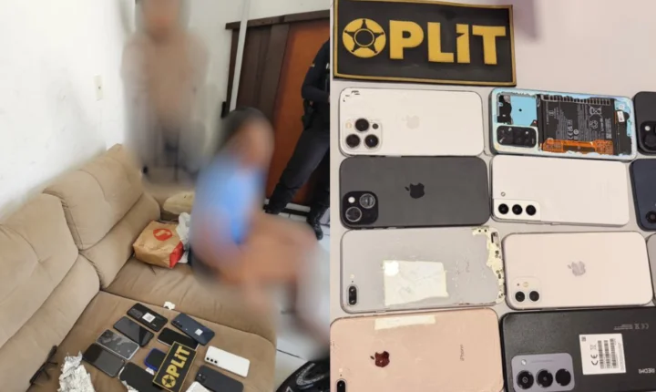 Casal é preso com 16 celulares após rastreamento de aparelho furtado em Maceió