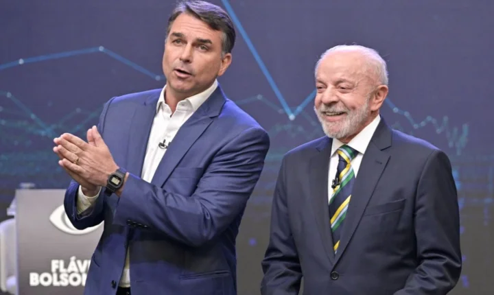 Flávio Bolsonaro tem 45% e Lula aparece com 44% no segundo turno