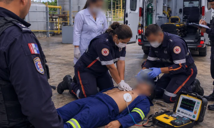 Funcionário morre após passar mal e sofrer parada cardiorrespiratória em Penedo