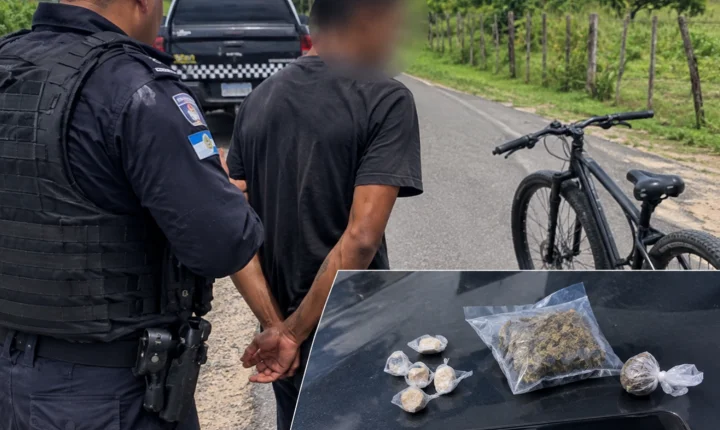 Homem é abordado com crack e maconha durante patrulhamento na BR-101, em Porto Real do Colégio