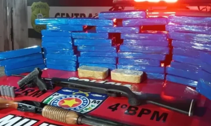 Homem é preso com 36 kg de drogas e armas após denúncia de ameaça contra o próprio irmão em Maceió