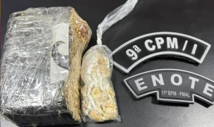 Suspeito de trocar tiros com policiais é preso com crack durante fuga em Coruripe
